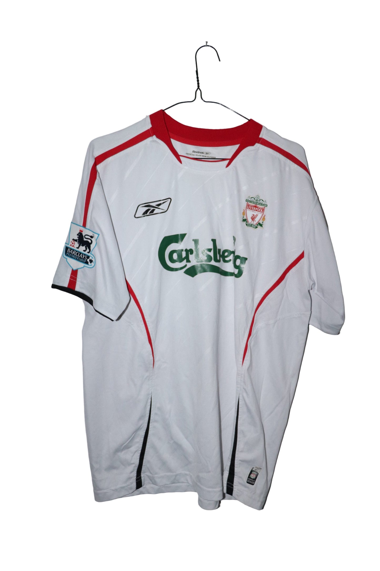 Liverpool udebanetrøje 2003/2005 – Kewell #7 – str. M (8/10 stand)