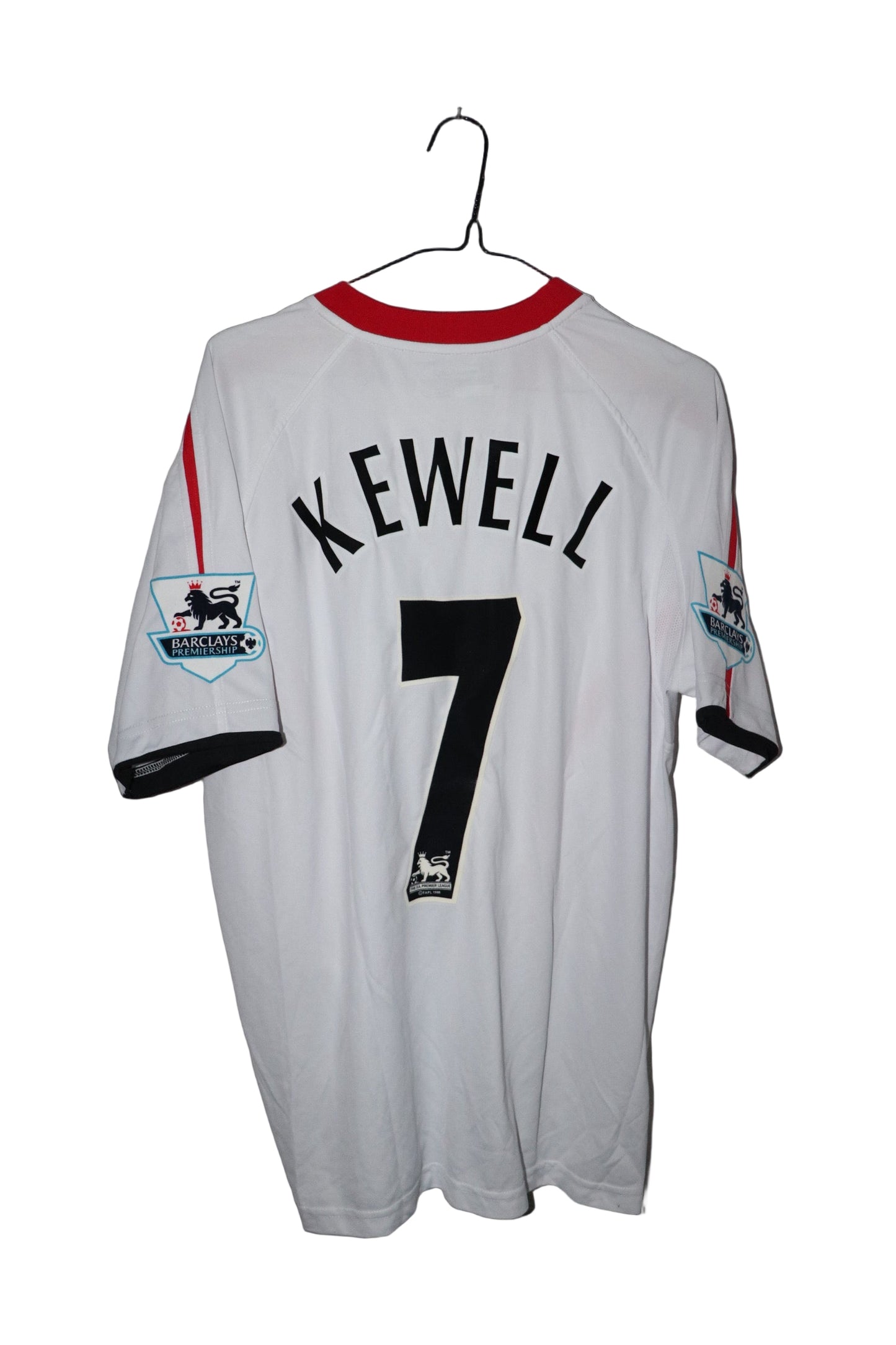Liverpool udebanetrøje 2003/2005 – Kewell #7 – str. M (8/10 stand)