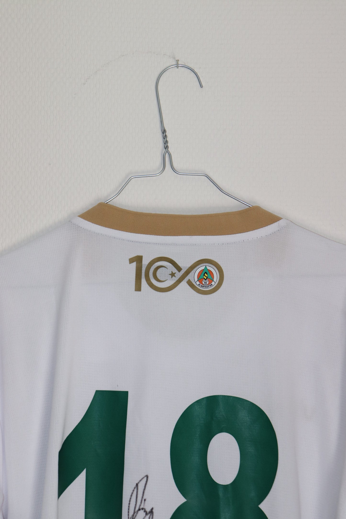 Alanyaspor Udebanetrøje 2022/23 – Pione Sisto Jr. # – Str. 2XL Autograf