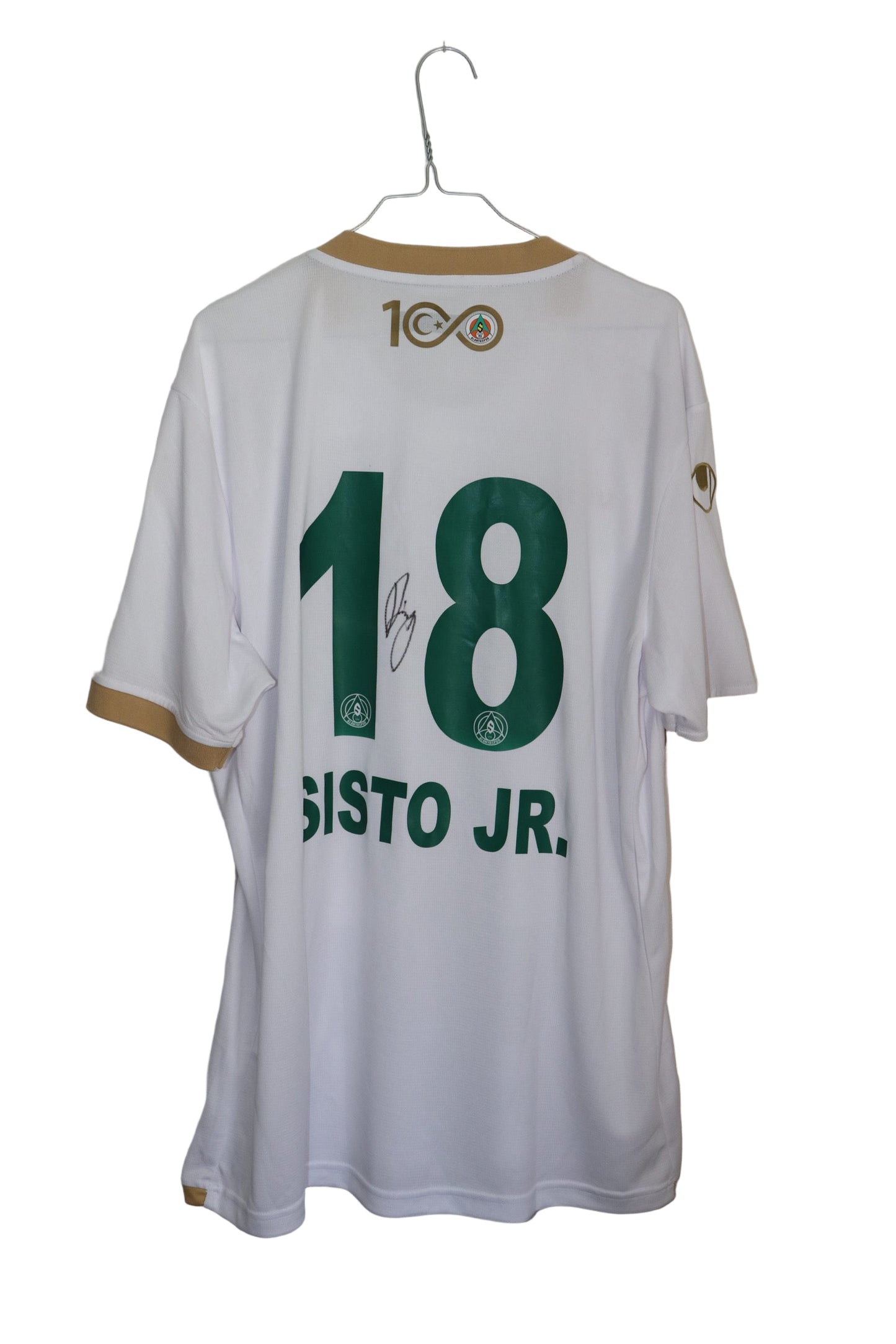 Alanyaspor Udebanetrøje 2022/23 – Pione Sisto Jr. # – Str. 2XL Autograf