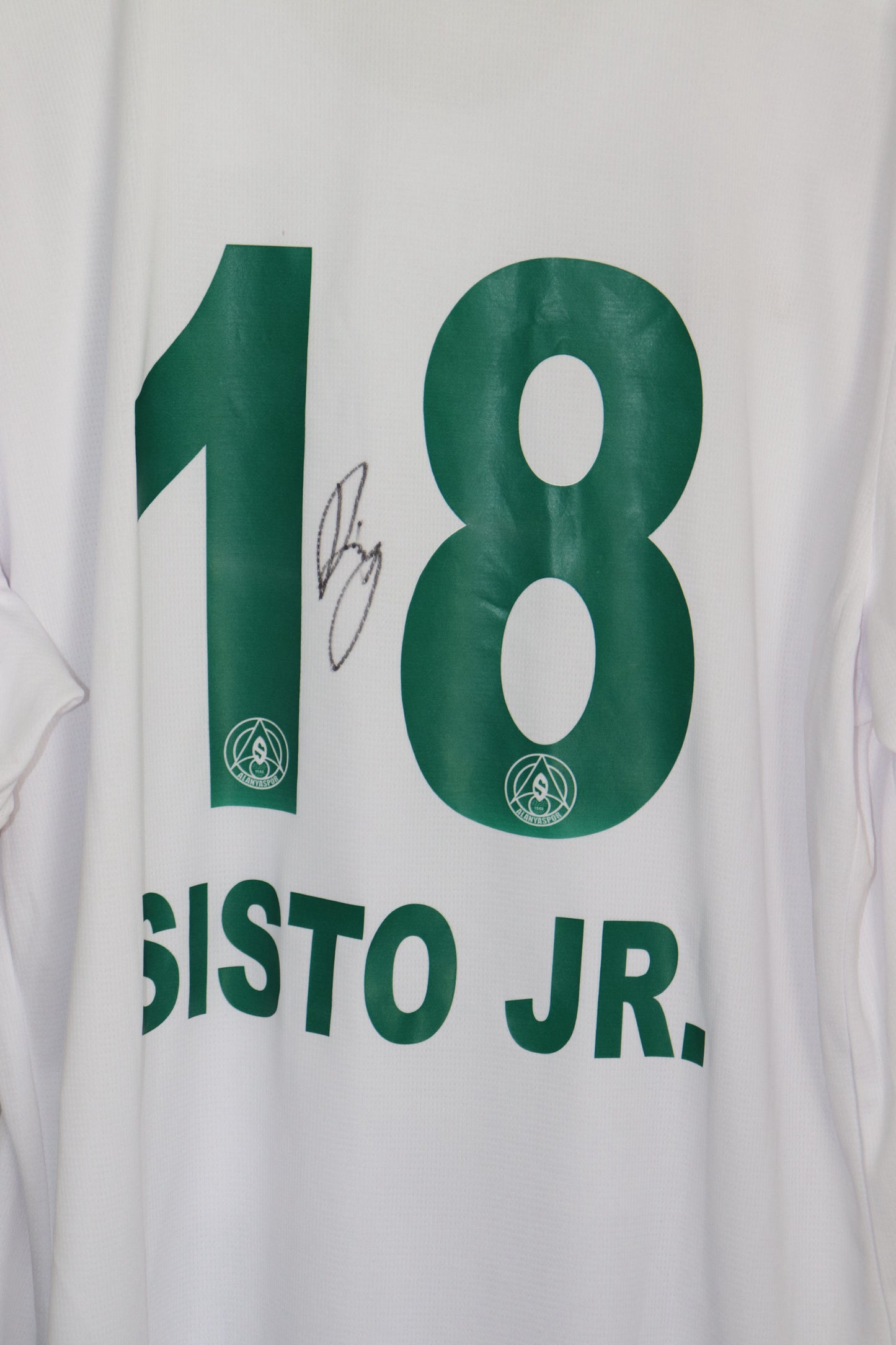 Alanyaspor Udebanetrøje 2022/23 – Pione Sisto Jr. # – Str. 2XL Autograf