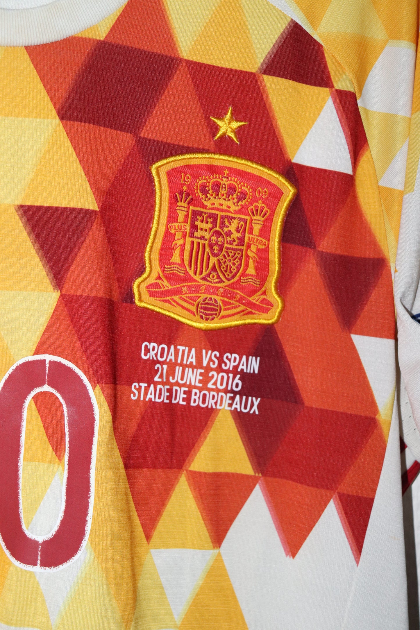 Spanien udebanetrøje EM 2016 – Fabregas #10 – str. M (9/10 stand)