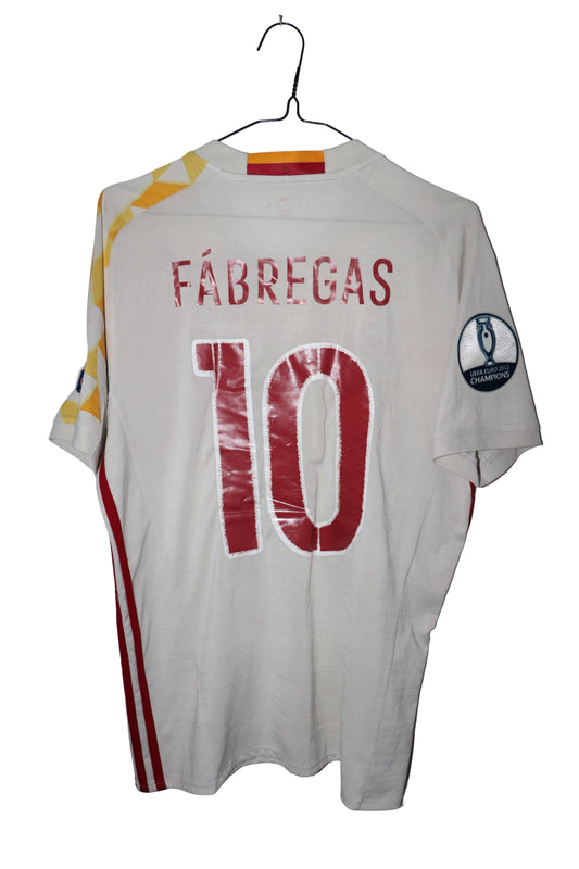 Spanien udebanetrøje EM 2016 – Fabregas #10 – str. M (9/10 stand)