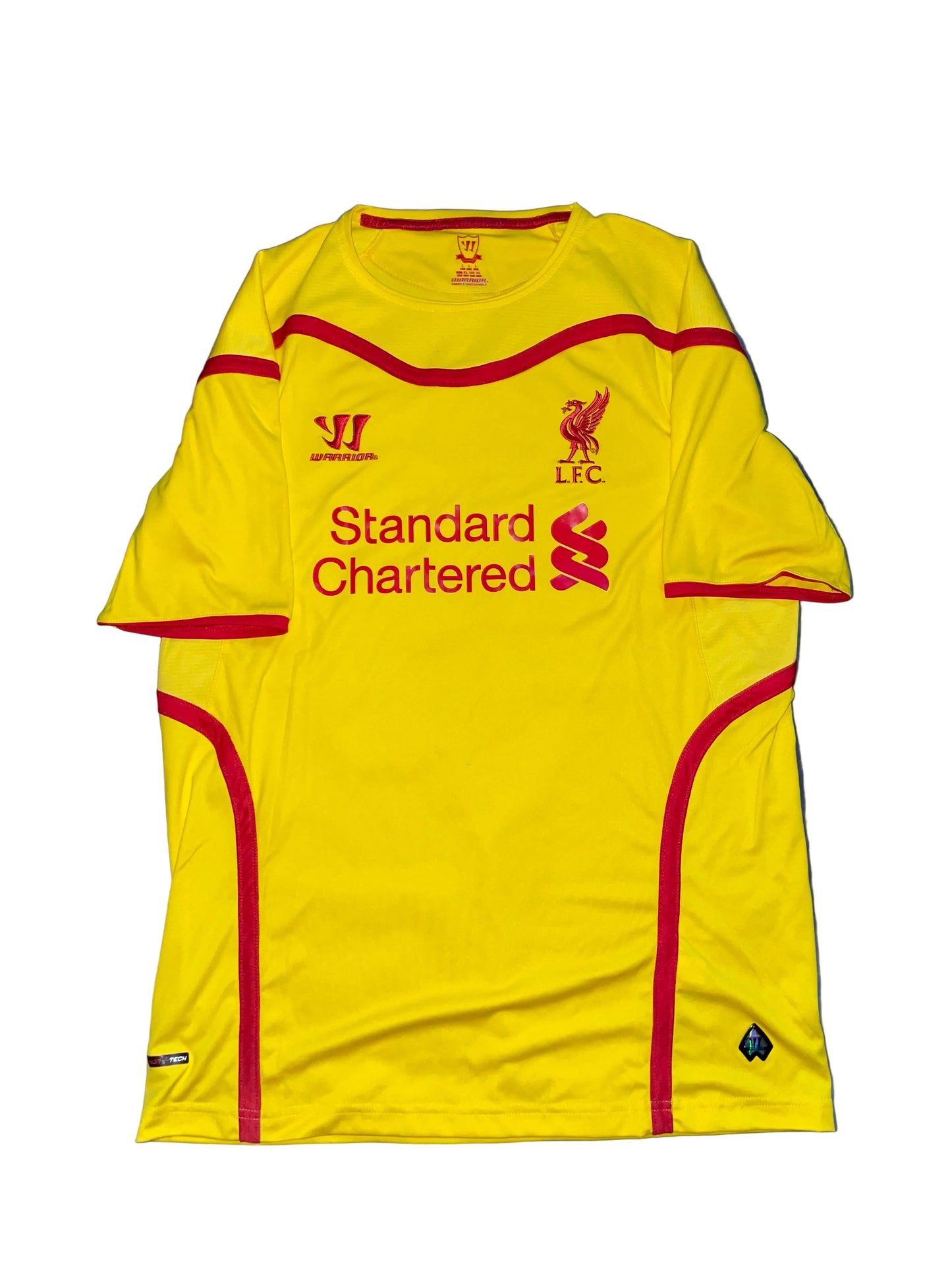 Liverpool FC Udebanetrøje 14/15 – Gul/Rød (Str. XL) 9/10