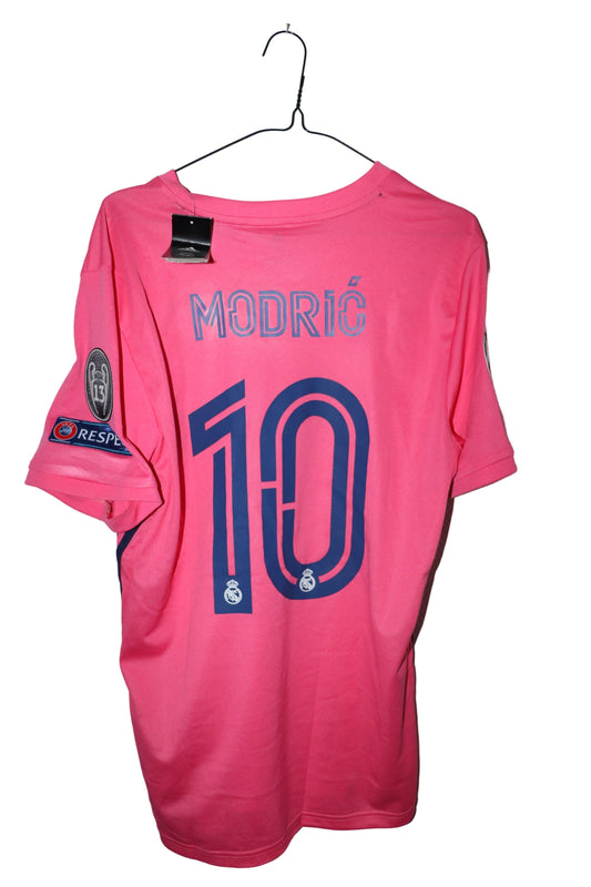 Real Madrid udebanetrøje 2020 – Modrić #10 – str. M (10/10 stand, ny med tags)