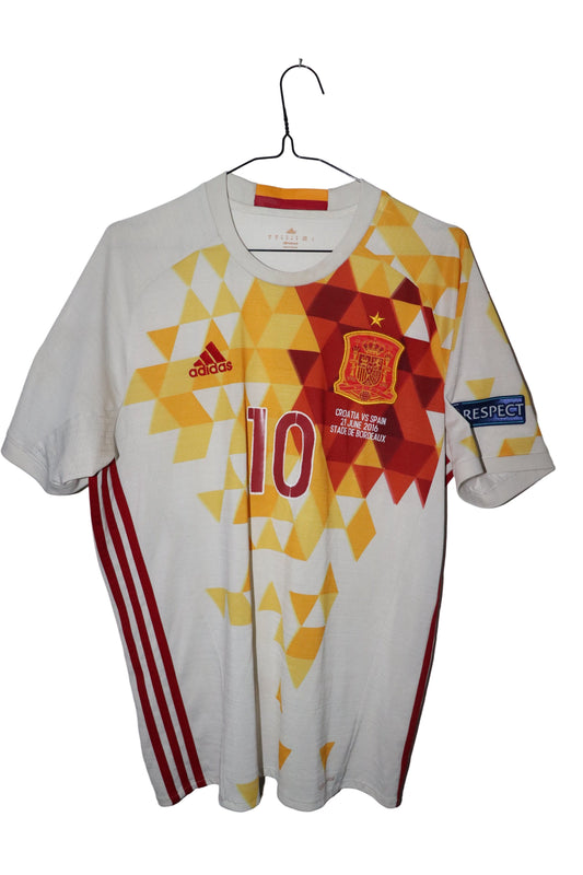 Spanien udebanetrøje EM 2016 – Fabregas #10 – str. M (9/10 stand)