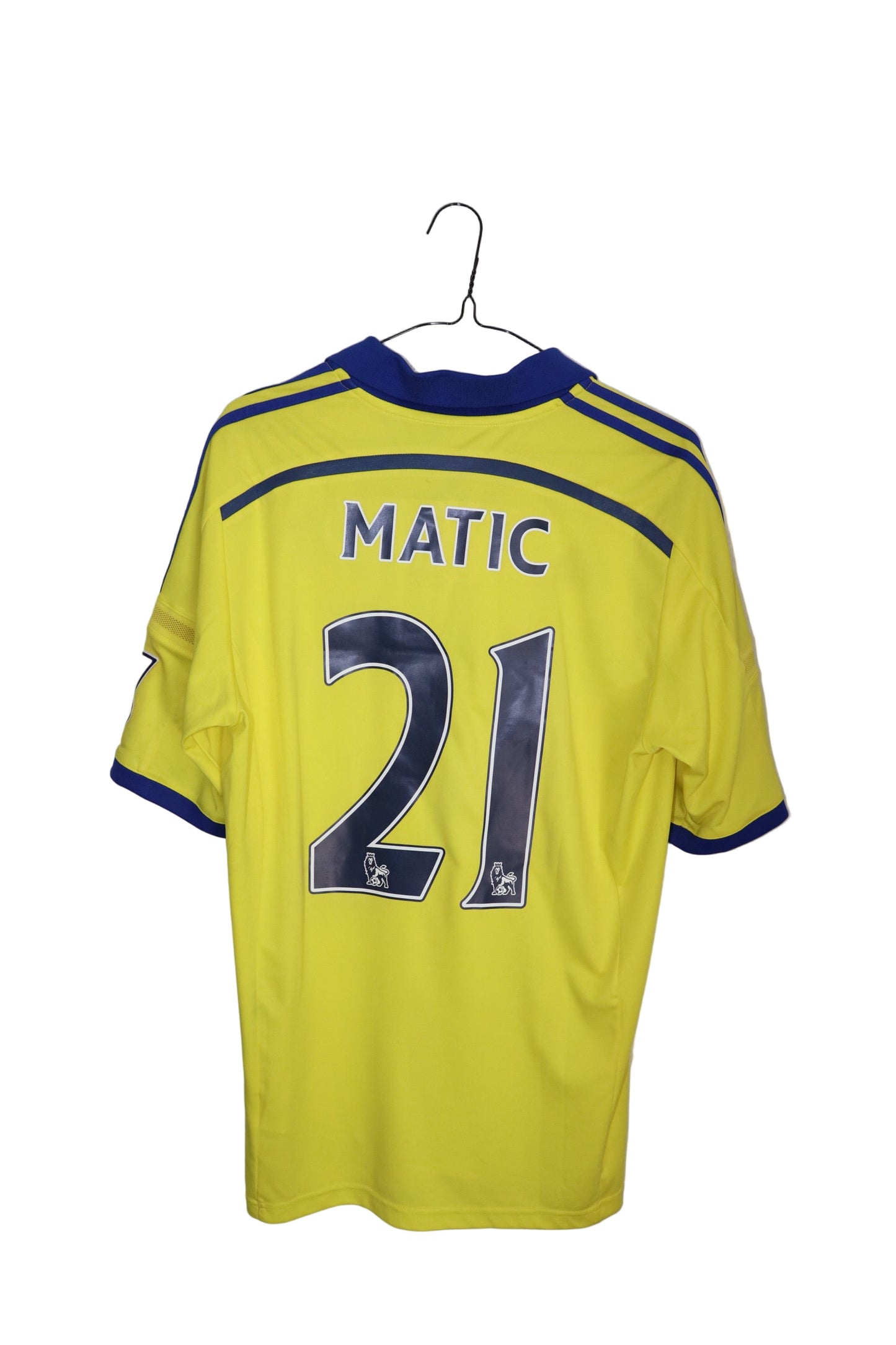 Chelsea 14/15 udebane – Matic #21 – str. M (fitter lille L) – Premier League badges