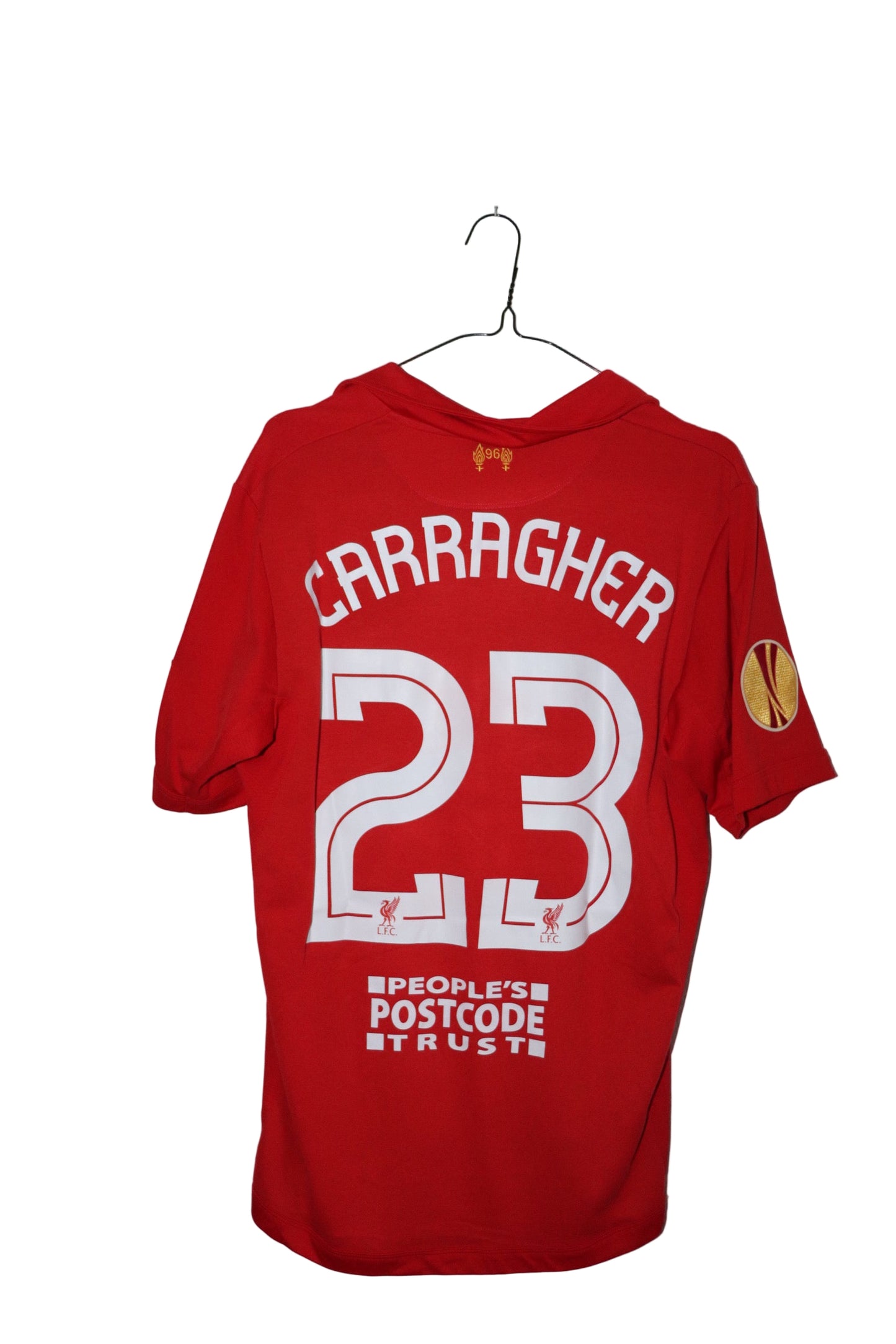 Liverpool hjemmebanetrøje – Carragher #23 (2012/13 sæson, Europa League)