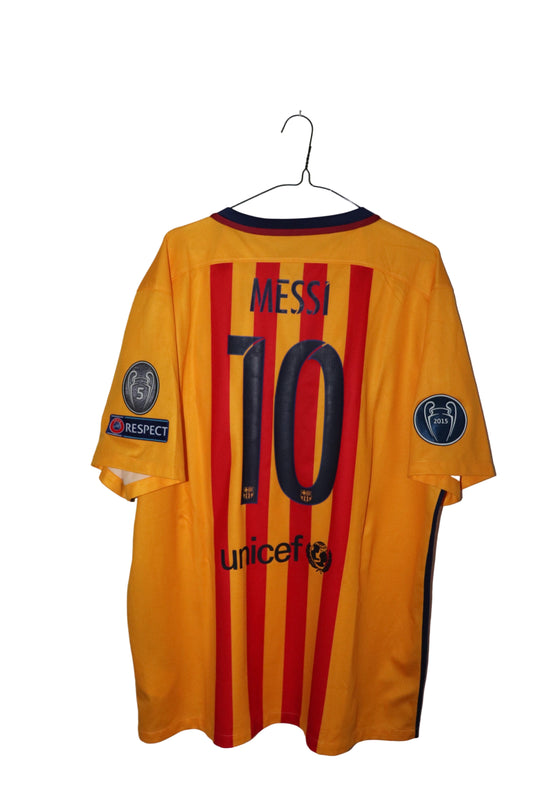 FC Barcelona udebanetrøje – Messi #10 (2015/16 sæson)