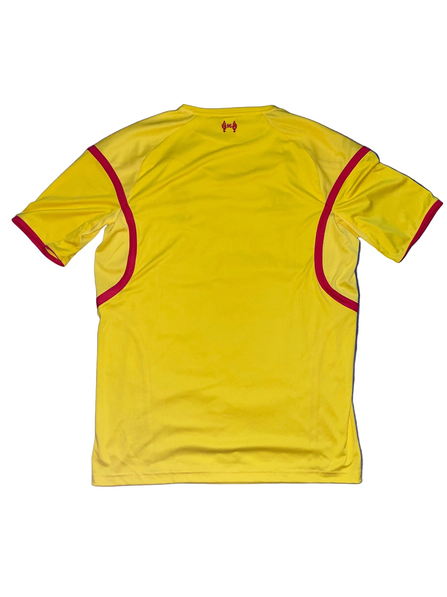 Liverpool FC Udebanetrøje 14/15 – Gul/Rød (Str. XL) 9/10