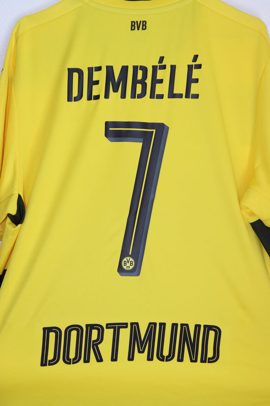 Borussia Dortmund Supercup Trøje 2017 – Dembélé #7 – Str. XL